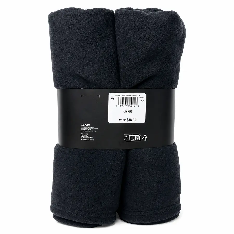Manta de Micropolar Under Armour Negra 1387198-001 | Reversible