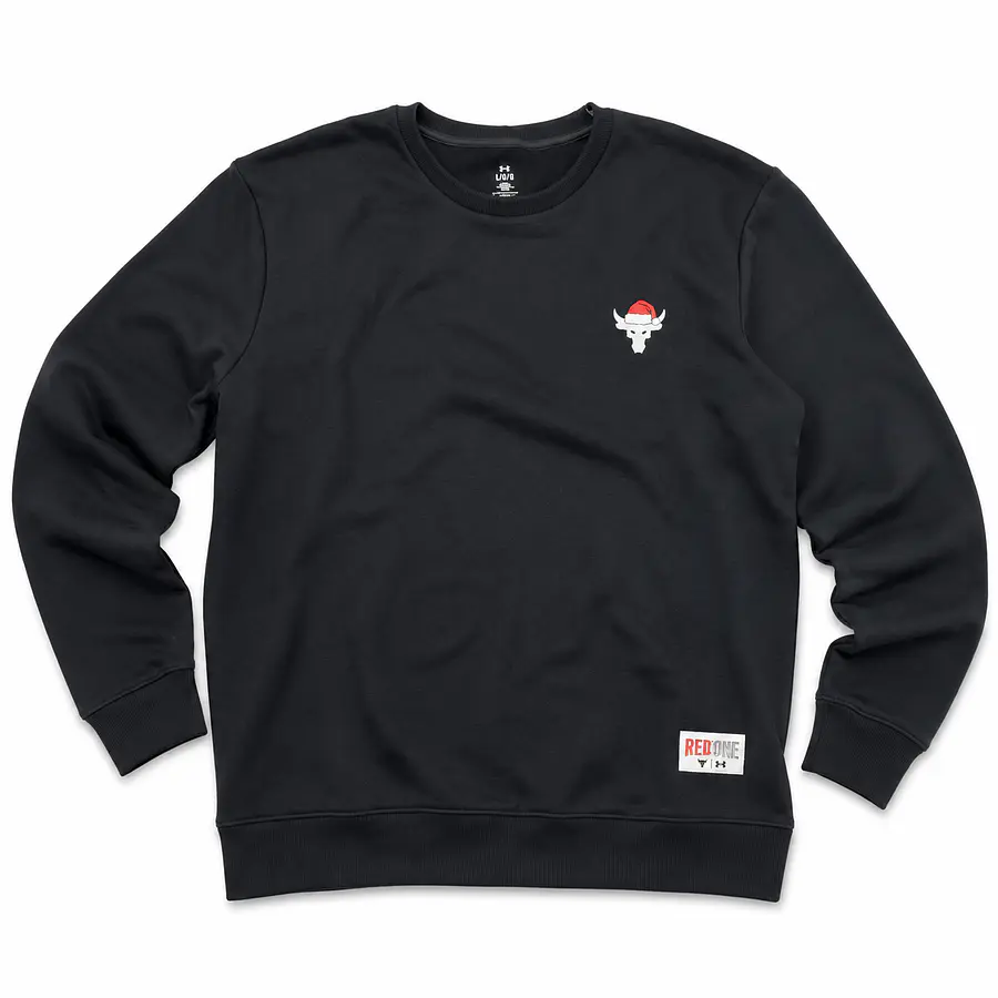 Polerón Under Armour Project Rock Red One Gains Crew Negro Hombre 6003008-001