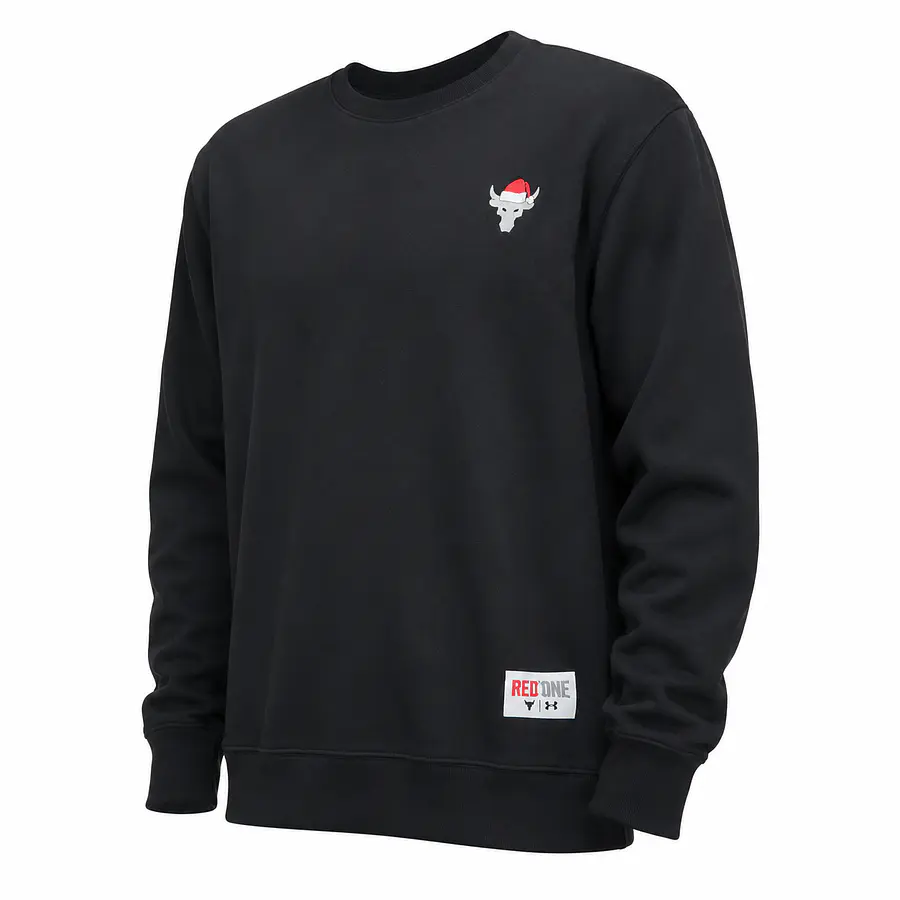 Polerón Under Armour Project Rock Red One Gains Crew Negro Hombre 6003008-001