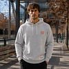 Polerón Hombre Under Armour Project Rock Red One Club Hoodie Gris | Fleece Premium Loose Fit