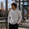 Polerón Hombre Under Armour Project Rock Red One Club Hoodie Gris | Fleece Premium Loose Fit