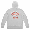 Polerón Hombre Under Armour Project Rock Red One Club Hoodie Gris | Fleece Premium Loose Fit