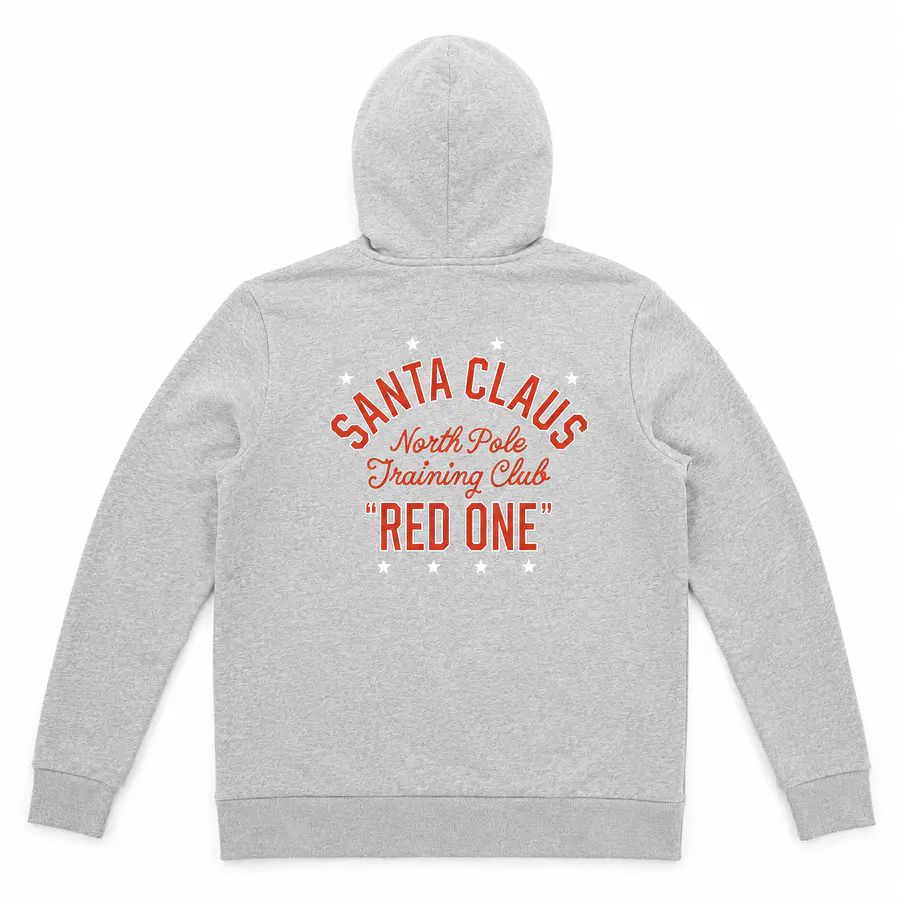 Polerón Hombre Under Armour Project Rock Red One Club Hoodie Gris | Fleece Premium Loose Fit