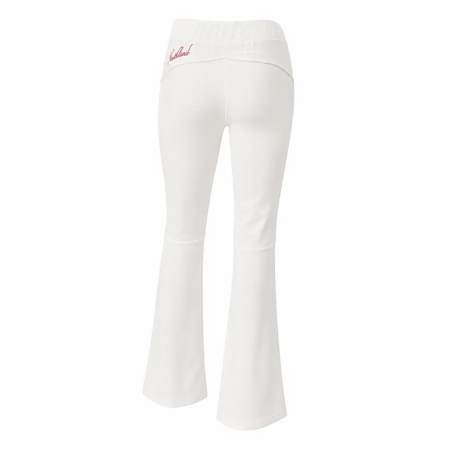 Pantalón Deportivo Mujer Northland PRO STR Paige LS Blanco | Stretch, Cintura Elástica y Corte Bootcut