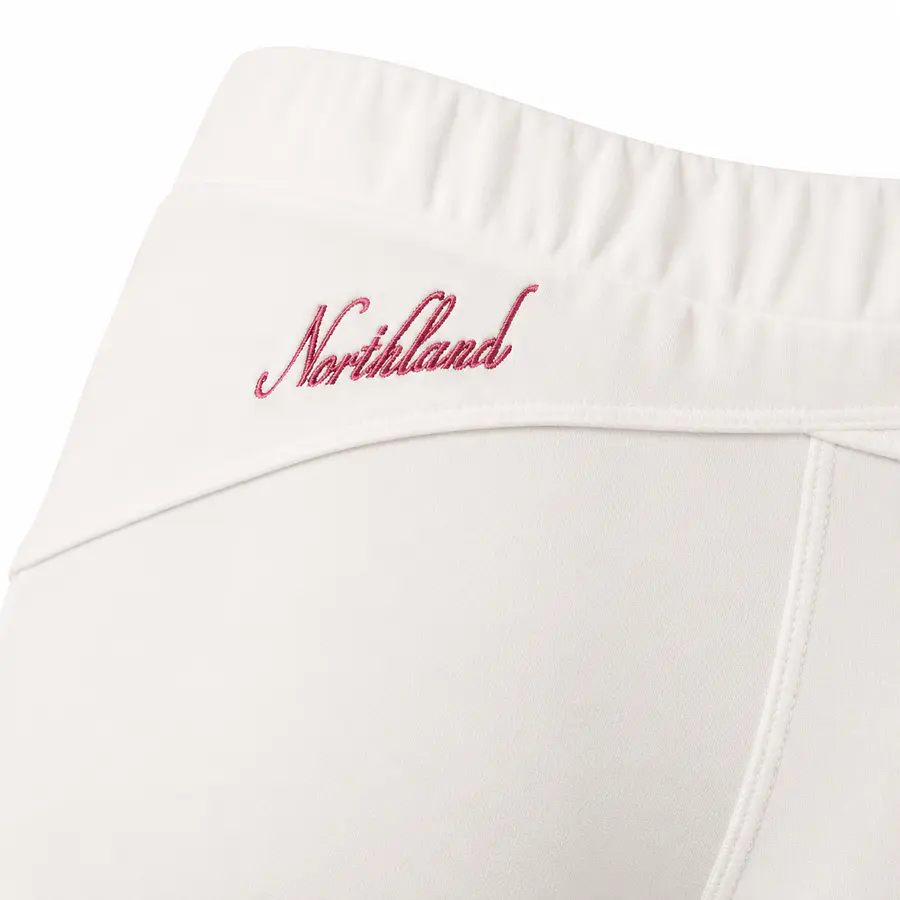 Pantalón Deportivo Mujer Northland PRO STR Paige LS Blanco | Stretch, Cintura Elástica y Corte Bootcut