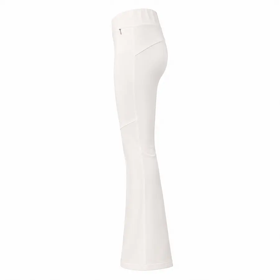 Pantalón Deportivo Mujer Northland PRO STR Paige LS Blanco | Stretch, Cintura Elástica y Corte Bootcut