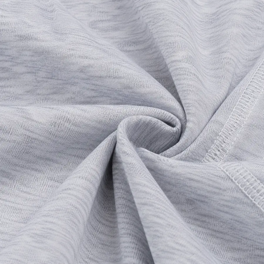 Primera Capa Hombre Northland Rib Grey Melange | Manga Larga, Algodón-Poliéster, Térmica y Calce Ajustado