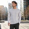 Primera Capa Hombre Northland Rib Grey Melange | Manga Larga, Algodón-Poliéster, Térmica y Calce Ajustado