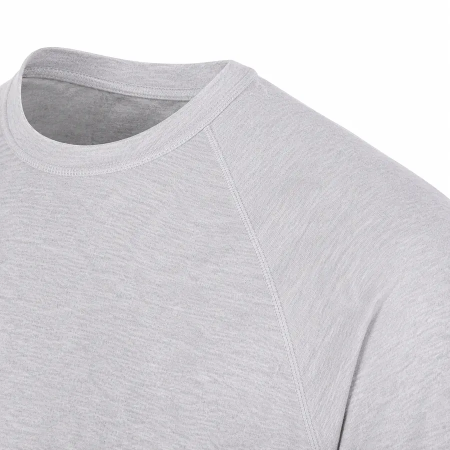 Primera Capa Hombre Northland Rib Grey Melange | Manga Larga, Algodón-Poliéster, Térmica y Calce Ajustado
