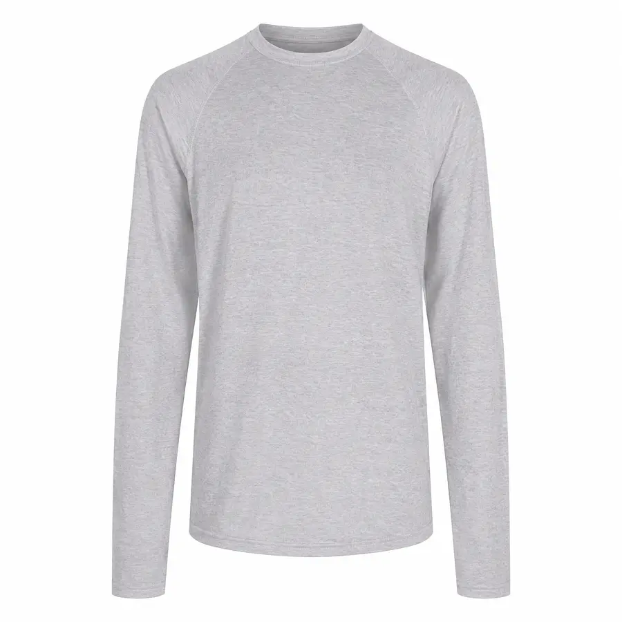 Primera Capa Hombre Northland Rib Grey Melange | Manga Larga, Algodón-Poliéster, Térmica y Calce Ajustado