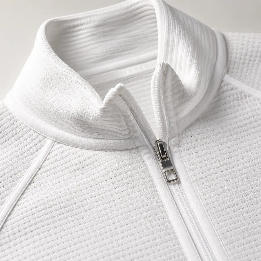 Primera Capa Térmica Hombre Northland Thermo Sport Blanca 1/4 Zip | Slim Fit