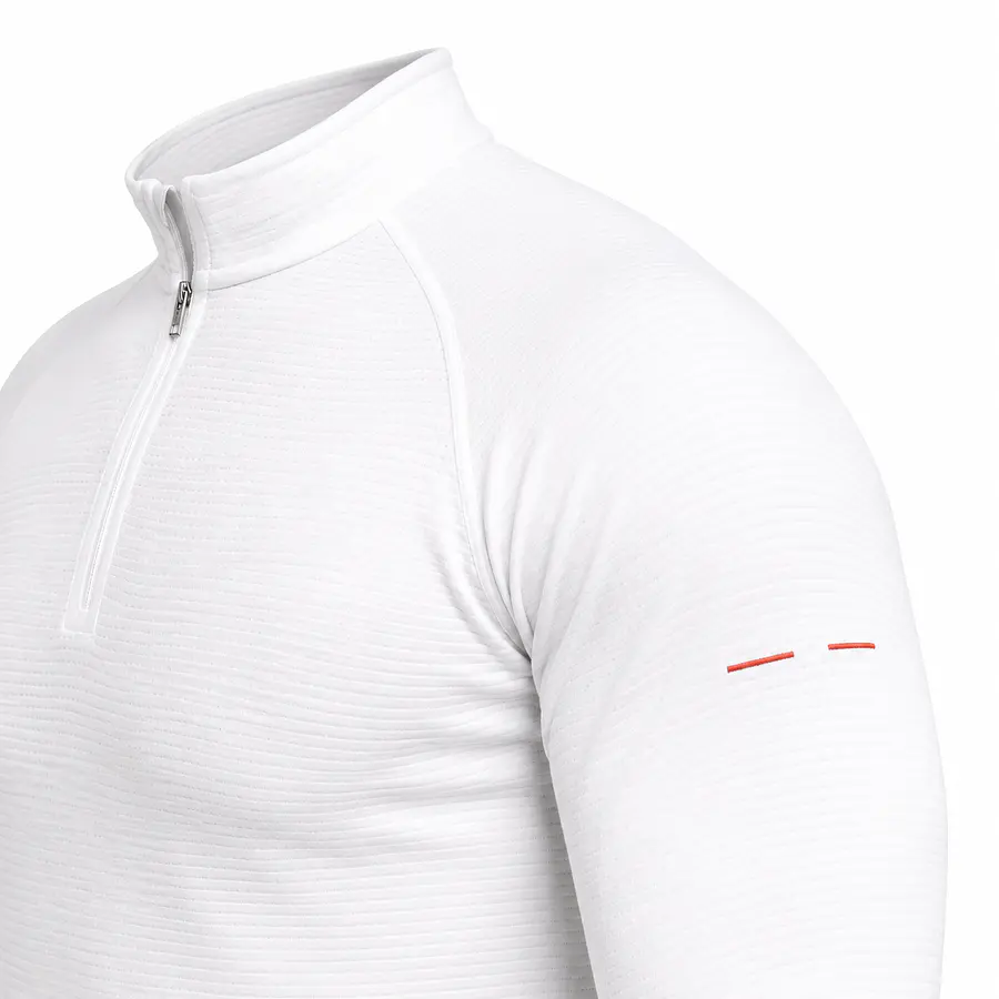 Primera Capa Térmica Hombre Northland Thermo Sport Blanca 1/4 Zip | Slim Fit