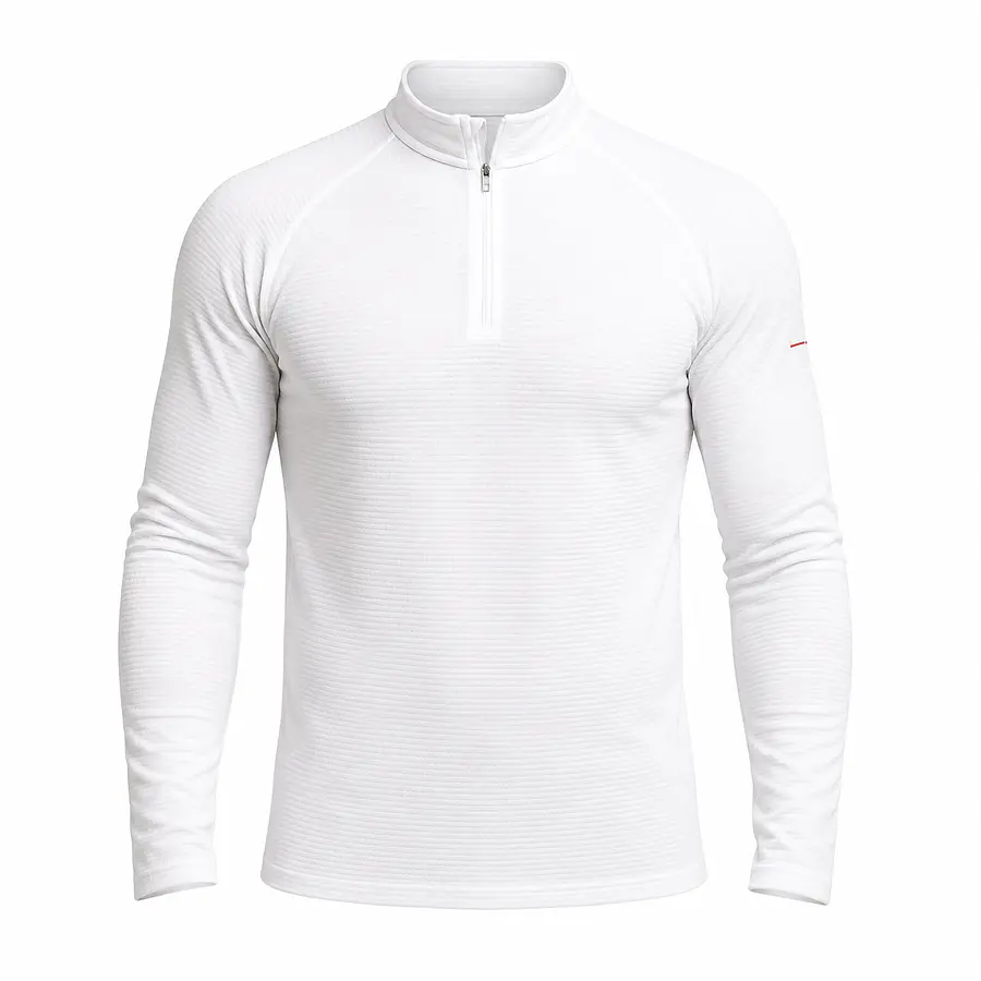 Primera Capa Térmica Hombre Northland Thermo Sport Blanca 1/4 Zip | Slim Fit