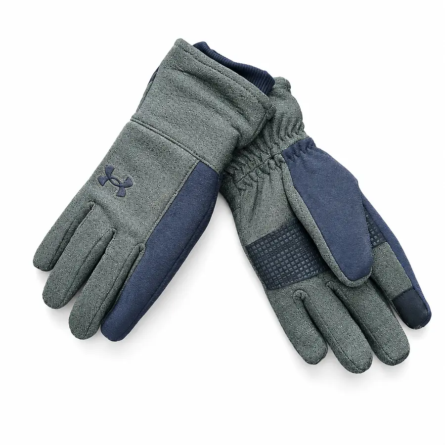 Guantes Under Armour Storm Hombre Verde | Repelentes al Agua, Táctiles y para Clima Frío
