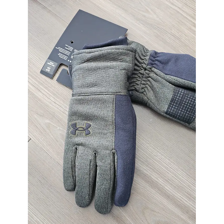 Guantes Under Armour Storm Hombre Verde | Repelentes al Agua, Táctiles y para Clima Frío