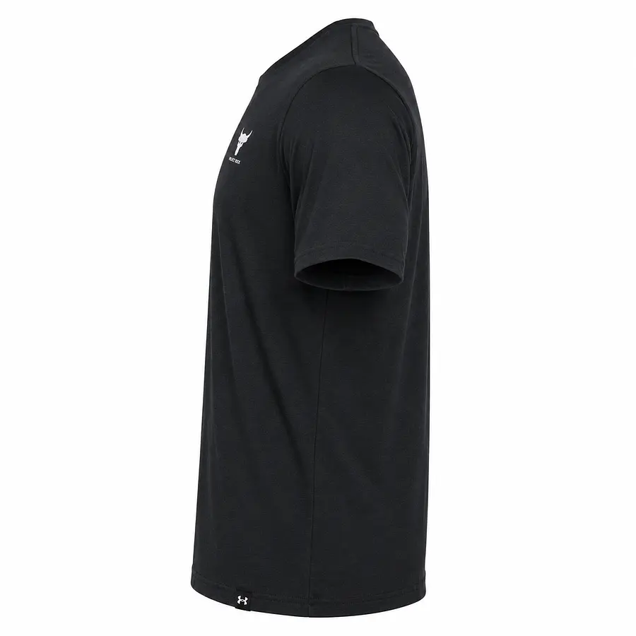 Polera Under Armour Project Rock Branded Hombre Negra 1387797-001 | Algodón Premium Training
