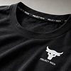 Polera Under Armour Project Rock Branded Hombre Negra 1387797-001 | Algodón Premium Training