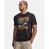 Polera Under Armour Project Rock Iron Paradise Hombre Negra 6011001-001 | Algodón Premium Training