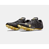 Zapatillas de Atletismo Under Armour Sprint Pro 3 Unisex Negro/Dorado 3022516-003 | Clavos para Velocidad 60 m–400 m
