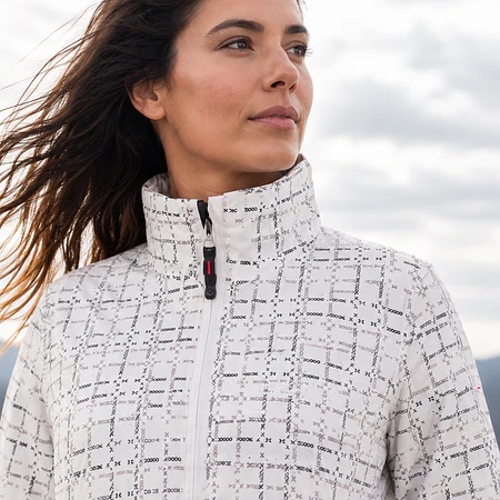 Chaqueta Impermeable Mujer Northland Sara White Print 02-0423616 | Outdoor y Lluvia