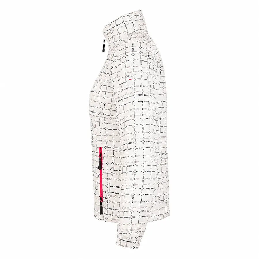 Chaqueta Impermeable Mujer Northland Sara White Print 02-0423616 | Outdoor y Lluvia