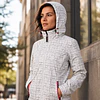 Chaqueta Impermeable Mujer Northland Sara White Print 02-0423616 | Outdoor y Lluvia