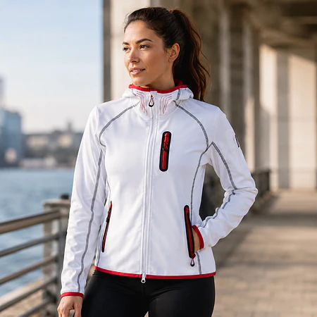 Chaqueta Softshell Mujer Northland Summer Bahiti White 02-0439316 Térmica