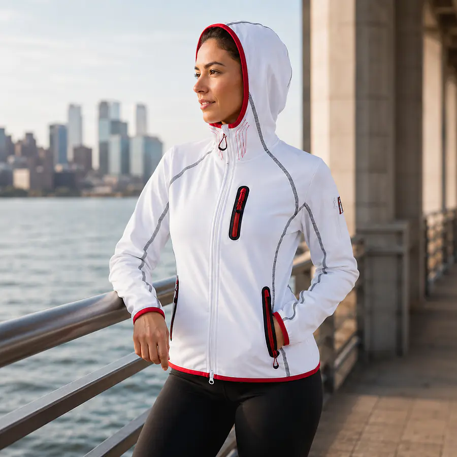 Chaqueta Softshell Mujer Northland Summer Bahiti White 02-0439316 Térmica