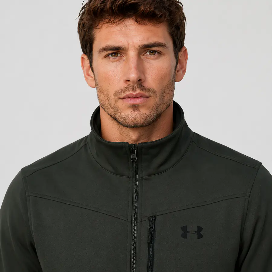 Chaqueta Térmica Hombre Under Armour ColdGear Infrared Shield 1321438-310 Verde | Cortaviento Softshell
