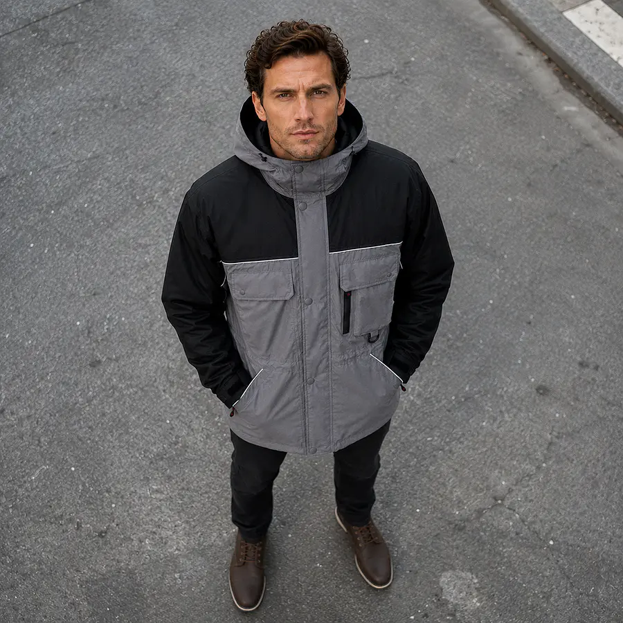 Parka Hombre 3 en 1 Impermeable con Micropolar Desmontable | Línea Corporativa Outdoor