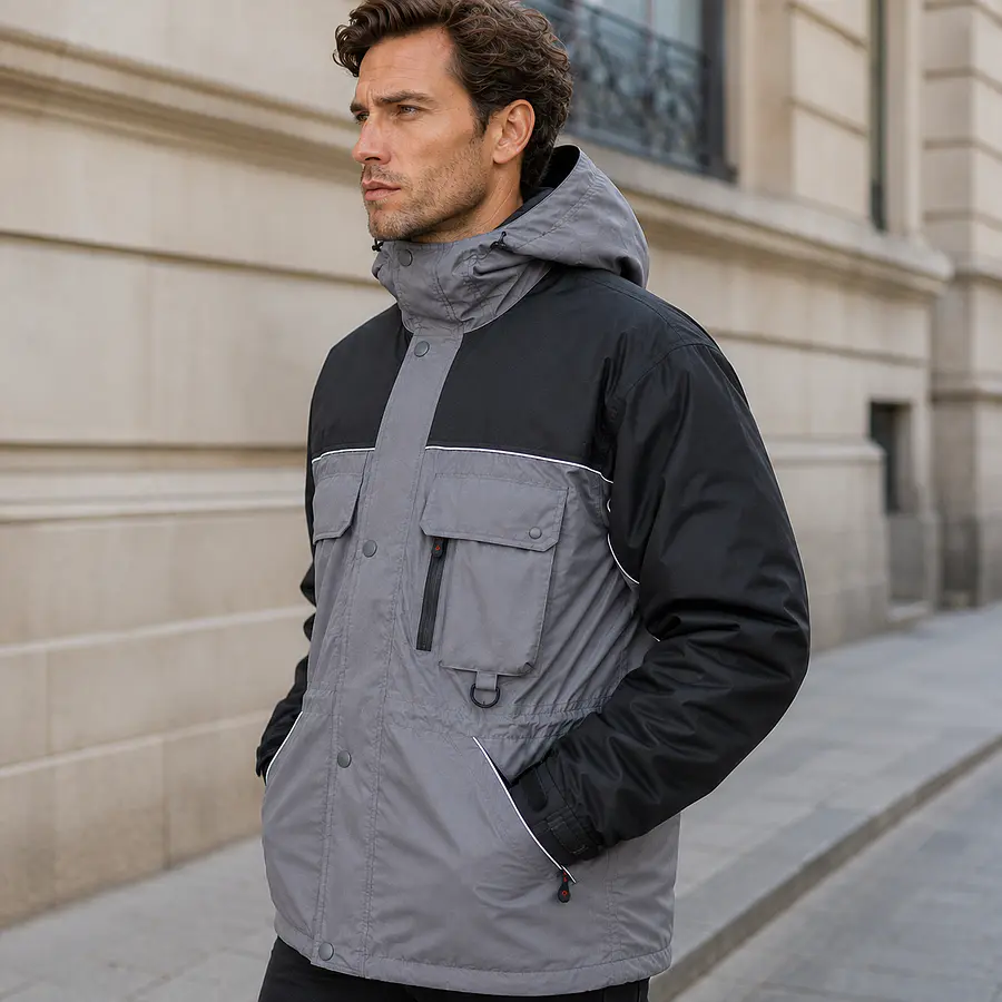 Parka Hombre 3 en 1 Impermeable con Micropolar Desmontable | Línea Corporativa Outdoor