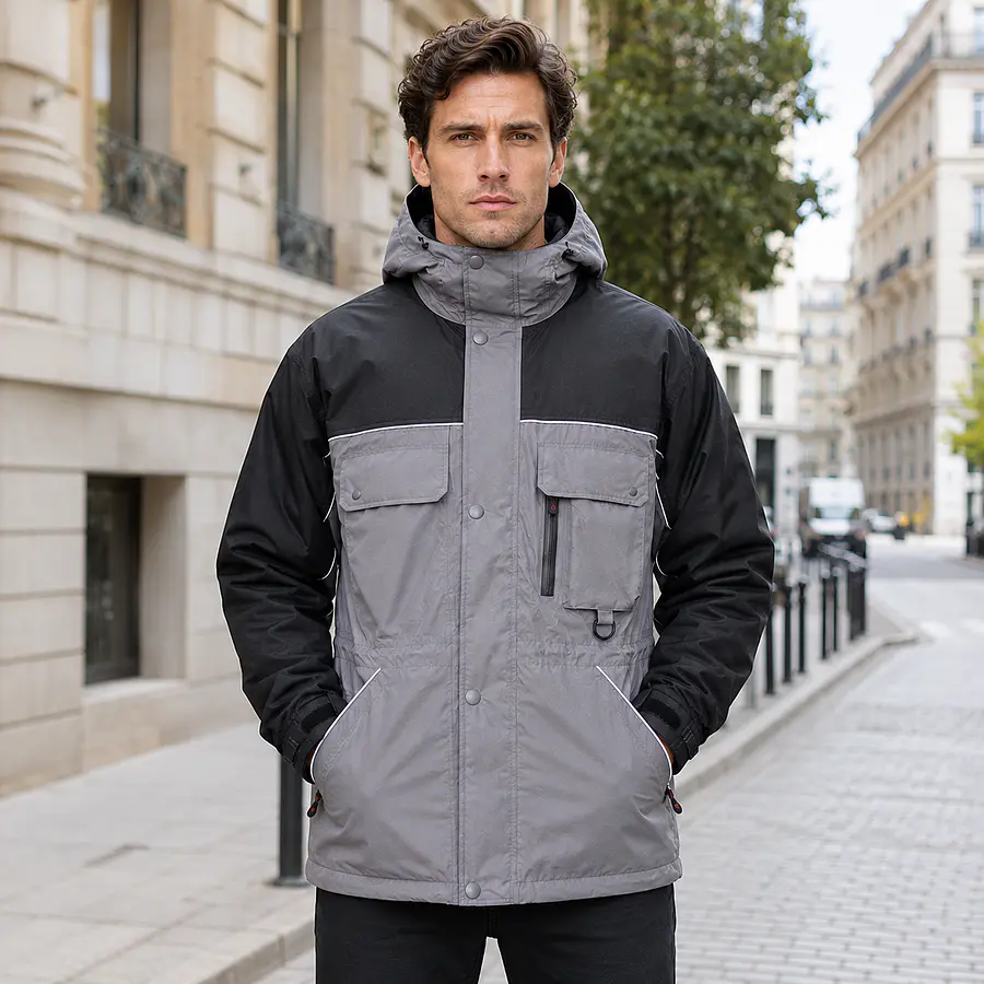 Parka Hombre 3 en 1 Impermeable con Micropolar Desmontable | Línea Corporativa Outdoor