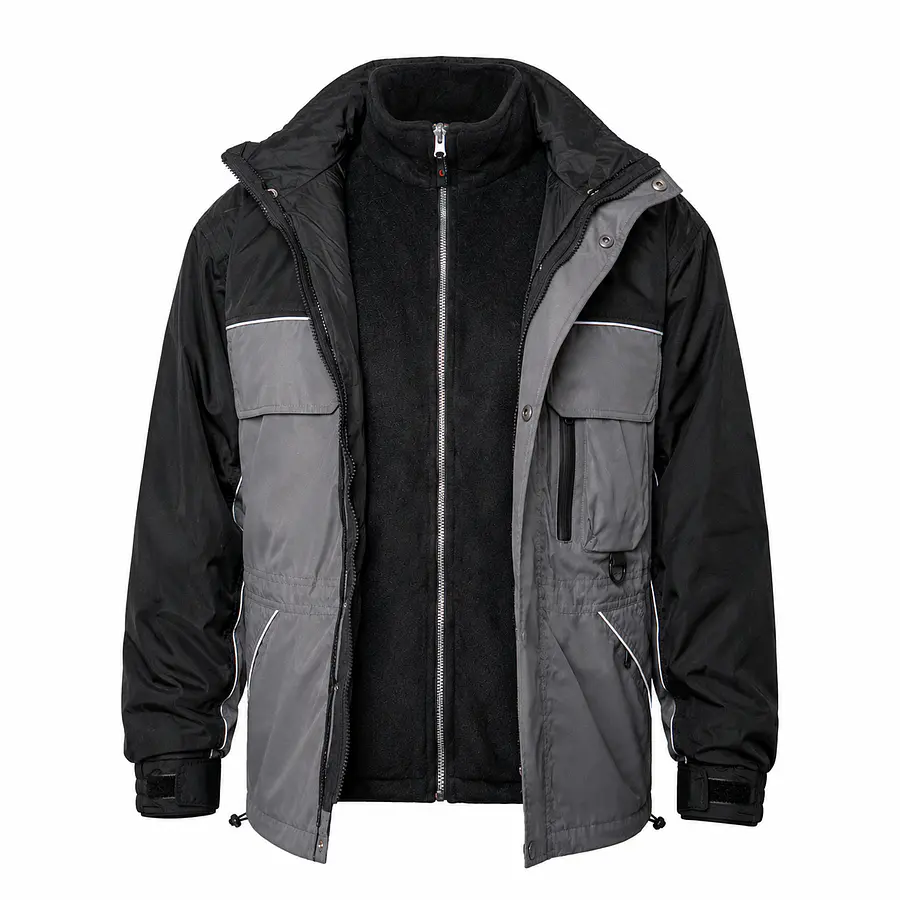 Parka Hombre 3 en 1 Impermeable con Micropolar Desmontable | Línea Corporativa Outdoor