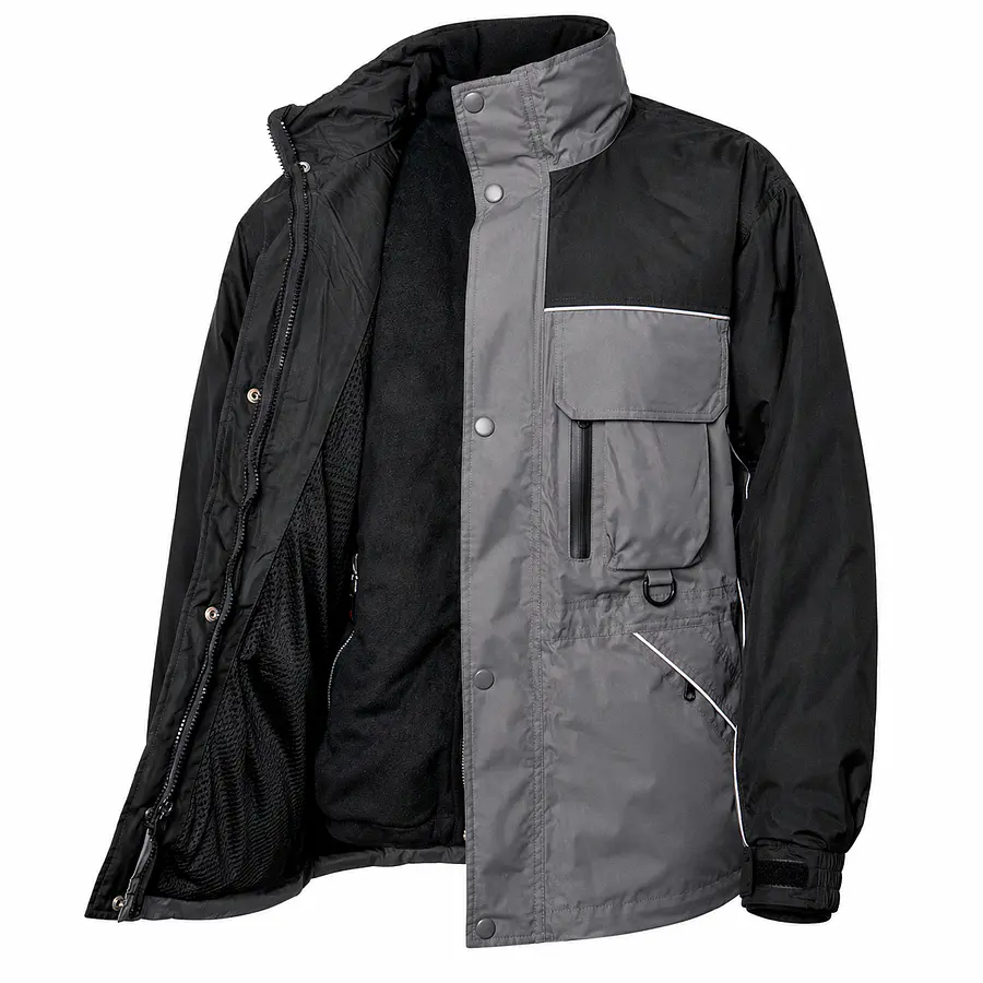 Parka Hombre 3 en 1 Impermeable con Micropolar Desmontable | Línea Corporativa Outdoor
