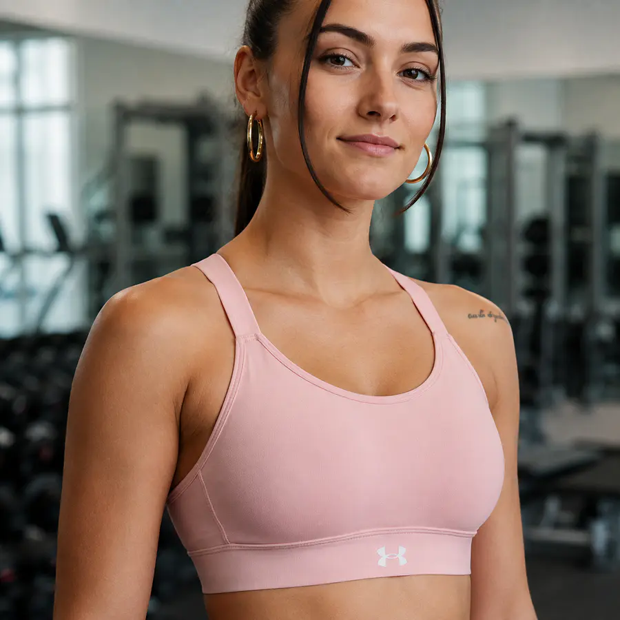 Peto Deportivo Mujer Under Armour Continuum High Rosado | Alto Impacto Running 1372557-676