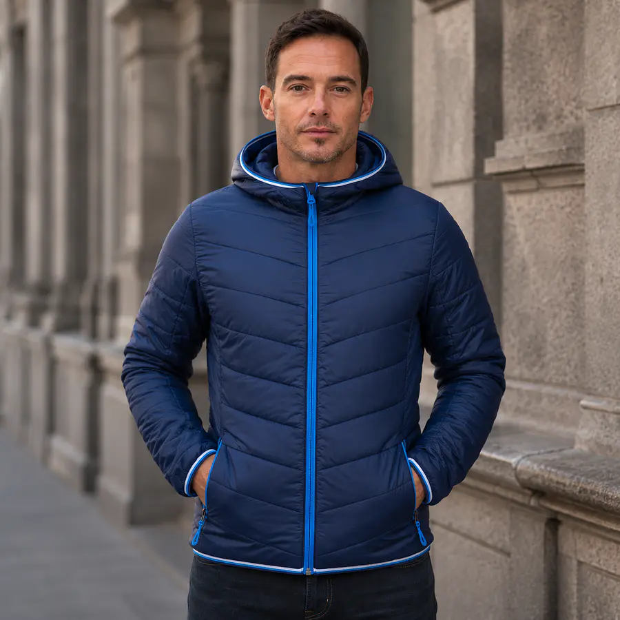 Parka Reversible Hombre Northland NLF Slim Fit Azul Marino/Azul 02-0872414
