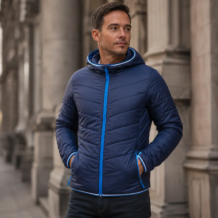 Parka Reversible Hombre Northland NLF Slim Fit Azul Marino/Azul 02-0872414