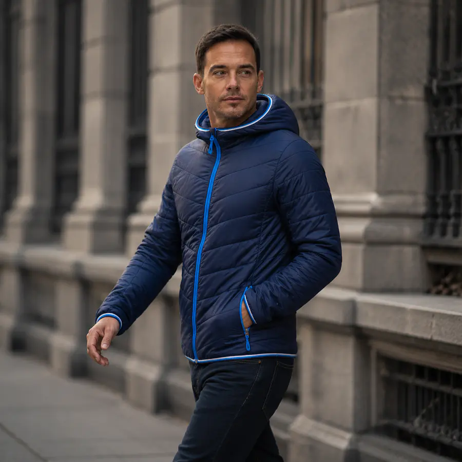 Parka Reversible Hombre Northland NLF Slim Fit Azul Marino/Azul 02-0872414