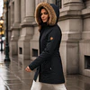 Parka Mujer Northland Exo Sport Leni Dark Navy 02-0850414 | Abrigada con Capucha y Pelo Sintético