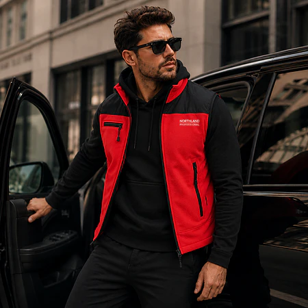 Chaqueta de Polar Sin Mangas Hombre Northland Gravity XT Rojo 02-000740 