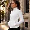 Polerón Polar Mujer Northland Helium Blanco | Micropolar Térmico Full Zip 02-0354664