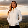 Polerón Polar Mujer Northland Helium Blanco | Micropolar Térmico Full Zip 02-0354664