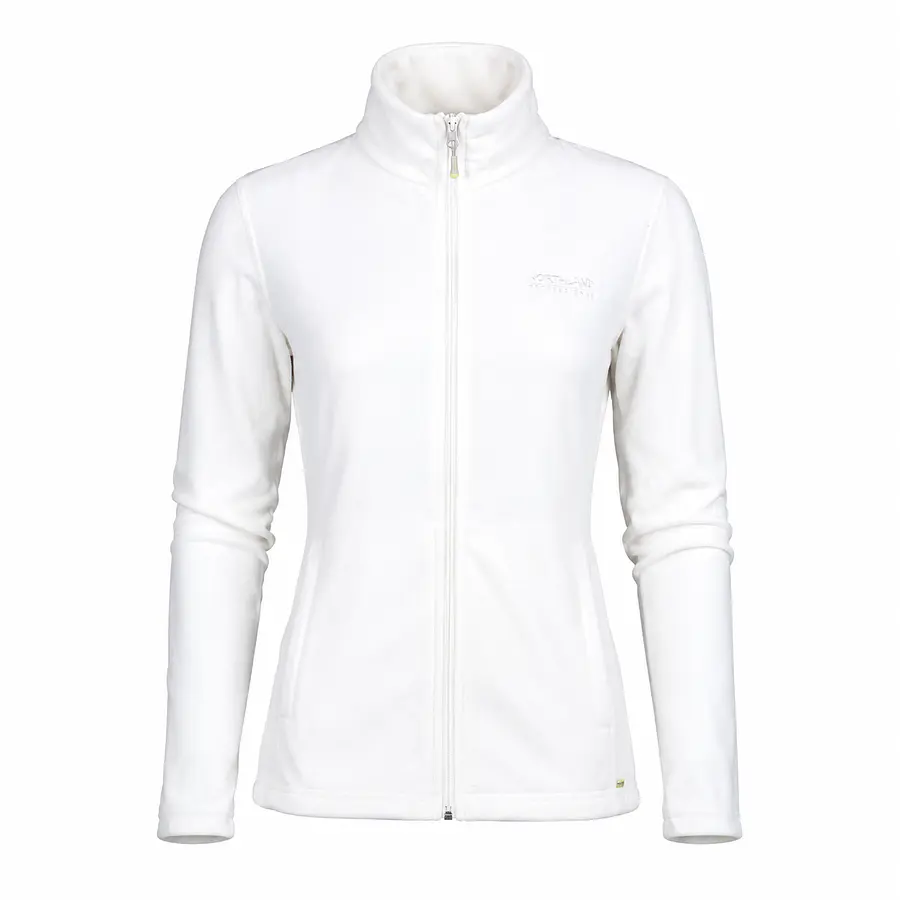 Polerón Polar Mujer Northland Helium Blanco | Micropolar Térmico Full Zip 02-0354664