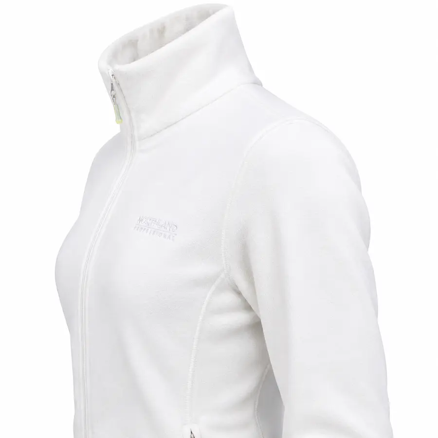 Polerón Polar Mujer Northland Helium Blanco | Micropolar Térmico Full Zip 02-0354664