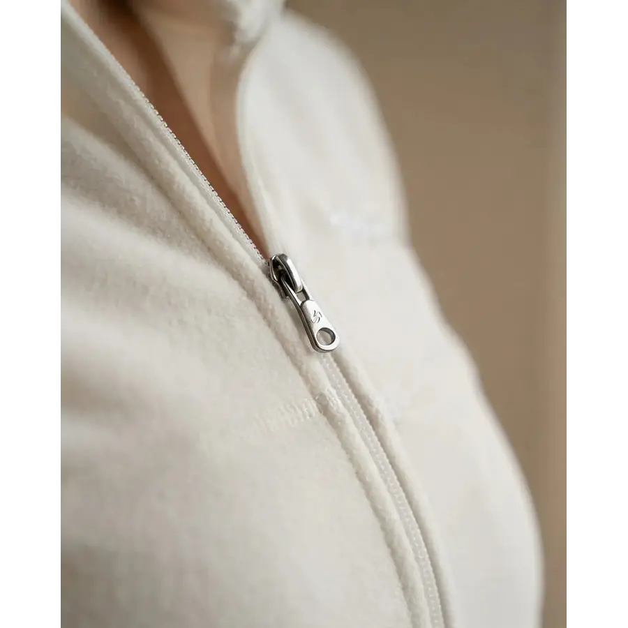Polerón Polar Mujer Northland Helium Blanco | Micropolar Térmico Full Zip 02-0354664