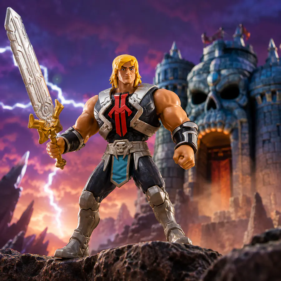 Figura He-Man Masters of the Universe Power Attack Mattel HBL66 14 cm