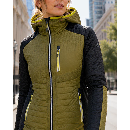 Parka Mujer Northland Vipera Microloft Térmica Ultraliviana Verde Pesto 02-0844260