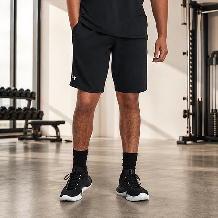 Short Hombre Under Armour Rival Terry Negro 1376770-001 | French Terry 80% Algodón