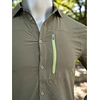 Camisa Outdoor Hombre Northland Alvaro Pro Dry STR Olive Secado Rápido 02-0828312
