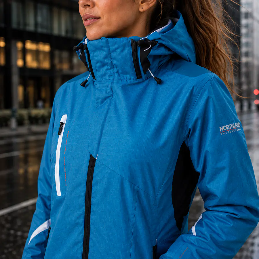 Parka Ski Mujer Northland Freeski Combi Cyan/Blue 3 en 1 Impermeable 10.000 mm 02-0480347